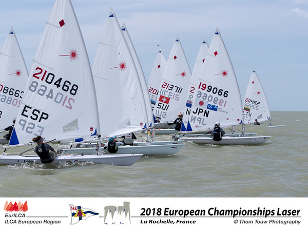 Laser Standard & Radial - European Championship 2018 - La Rochelle FRA - Day 1