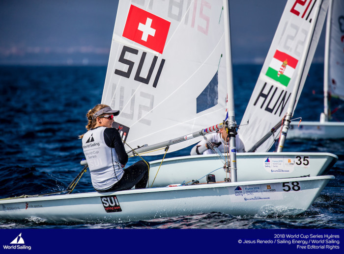 Olympic Worldcup - Semaine Olympic - Hyères FRA - Day 2 - Les Suisses