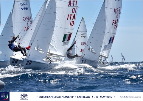 470 - European Championship 2019 - San Remo ITA - Day 1