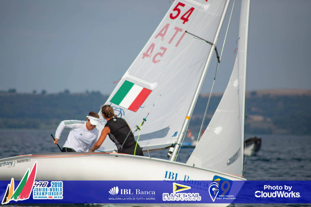 470 - Junior World Championship 2018 - Lago di Barcciano ITA - LOr pour la France et lItalie