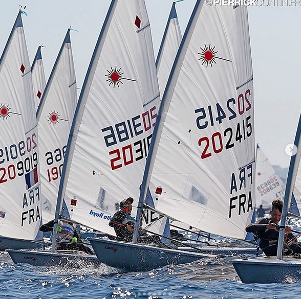 Laser - Championnat de la Méditerrannée - Hyères FRA - Day 1
