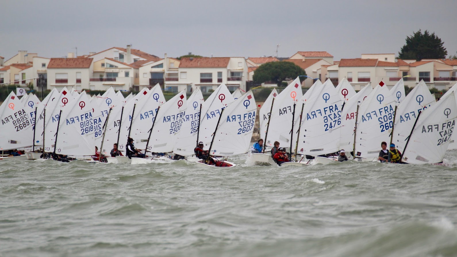 Optimist - Coupe Internationale - La Rochelle FRA - day 1