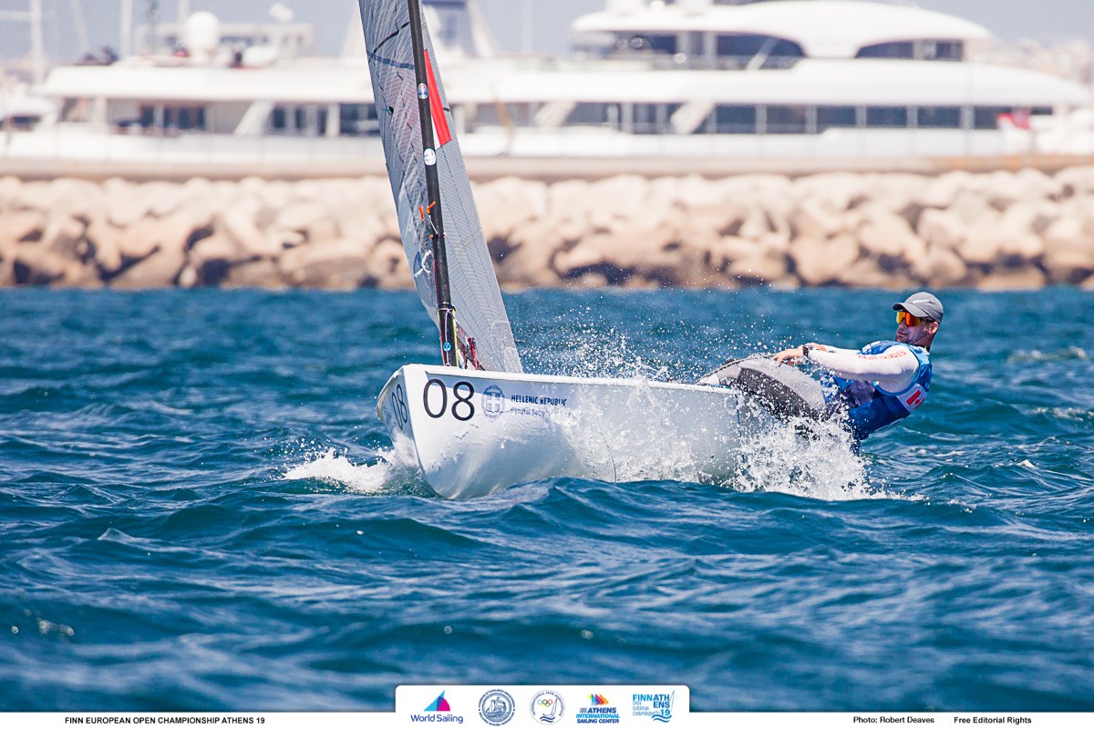 Finn - European Championship 2019 - Athens GRE - premières régates aujourdhui