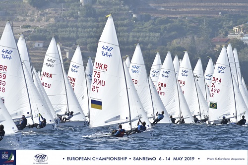 470 - European Championship 2019 - San Remo ITA - Day 3