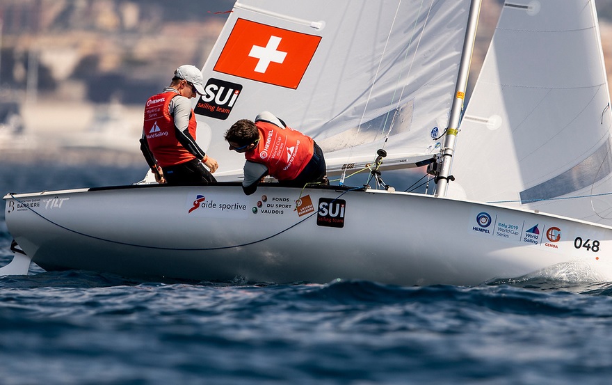 Olympic Wolrdcup 2019 - Act 3 - Genova ITA - Day 6 - Wagen/Siegwart SUI et Maud Jayet SUI en lutte pour les  médailles