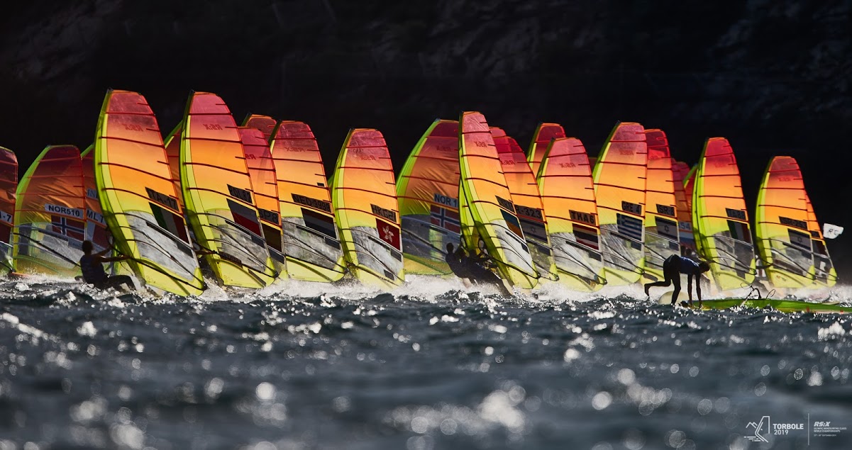 RS:X-Windsurfing - World Championship - Torbole ITA - Day 1