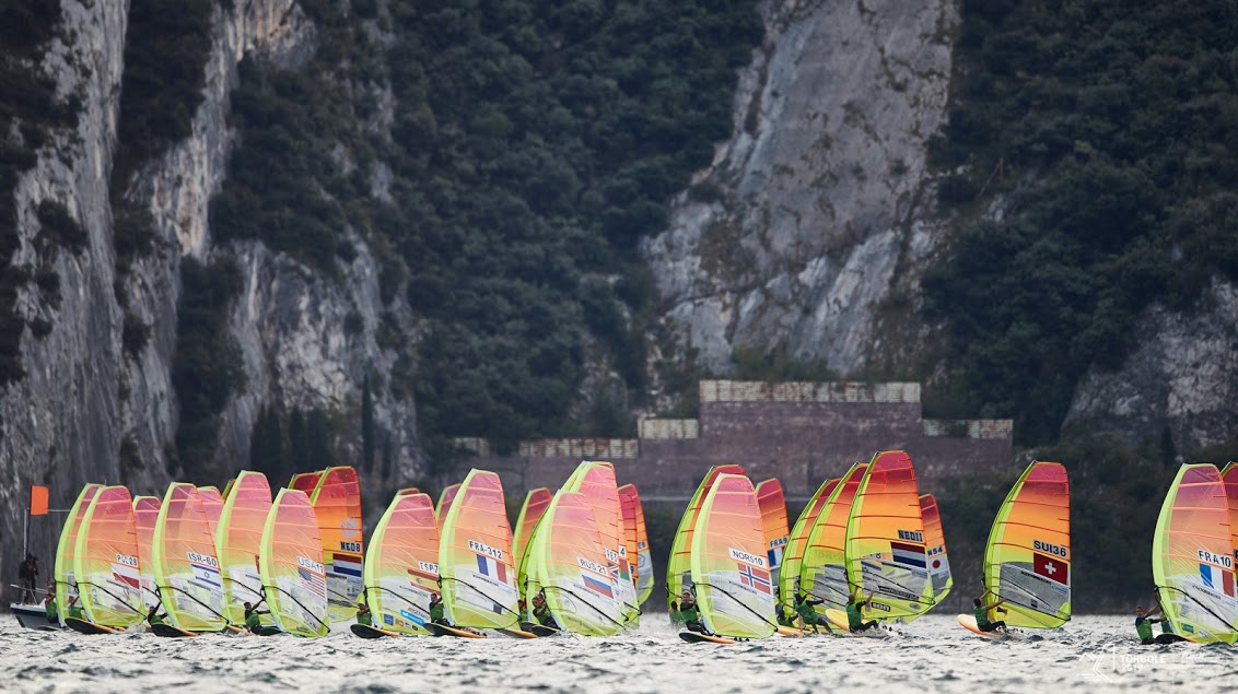 RS:X-Windsurfing - World Championship - Torbole ITA - Mateo Sanz-Lanz SUI qualifié pour Tokyo ! !